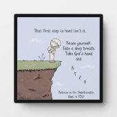 最初のステップ フォトプラーク (正面)