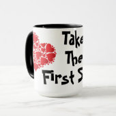 "最初のステップ"マグカップ マグカップ (正面左)