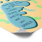 最初のステップ – 男の赤ちゃん ポスター (角)