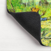 最初のステップ、1890ビンセント・ヴァン・ゴッホ。 マウスパッド (コーナー)