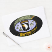 最初のストライキ1/502 楕円形シール (封筒)