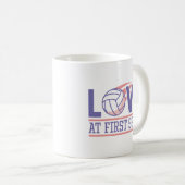 最初のスパイクでの愛 コーヒーマグカップ (正面右)