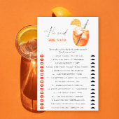 最初のスピリッツブライダルシャワー彼は彼女はゲームを言った