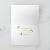 最初のスマイルから最初のステップへのベビー カード (内部)