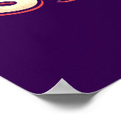 最初のスライスで愛、可愛いピおもしろいザラバーユーモア ポスター (角)