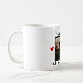 最初のスワイプで愛オンライン夫婦のバレンタインデー コーヒーマグカップ (左)