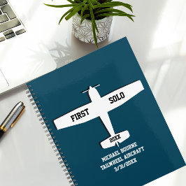 最初のソシンプルロ飛行機撮パーソナライズされた影 プランナー手帳