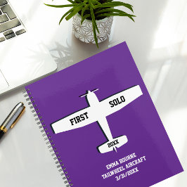 最初のソシンプルロ飛行機撮パーソナライズされた影 プランナー手帳