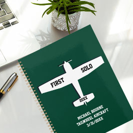 最初のソシンプルロ飛行機撮パーソナライズされた影 プランナー手帳