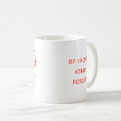 最初のソロのおめでとう – カスタマイズ可能 コーヒーマグカップ (正面右)