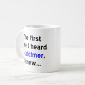 最初のダルシマーコーヒーマグ コーヒーマグカップ (正面左)