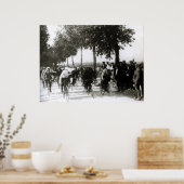 最初のツール・ド・フランス 1903 最初の1km 自転車 ポスター (キッチン)