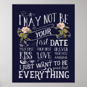 最初のデートは全ての人のサインに結婚なりたい ポスター (正面)