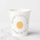 最初のトリップのまわりにザ・サン誕生日ボホ 紙コップ (正面)