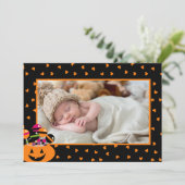 最初のハロウィンフォトカード シーズンカード (スタンド正面)