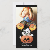 最初のハロウィンフォトカード シーズンカード (正面)