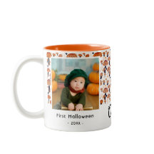 最初のハロウィン オレンジきのこ 秋の写真 