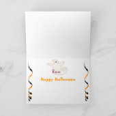 最初のハロウィーンのグリーティングカード カード (内部)