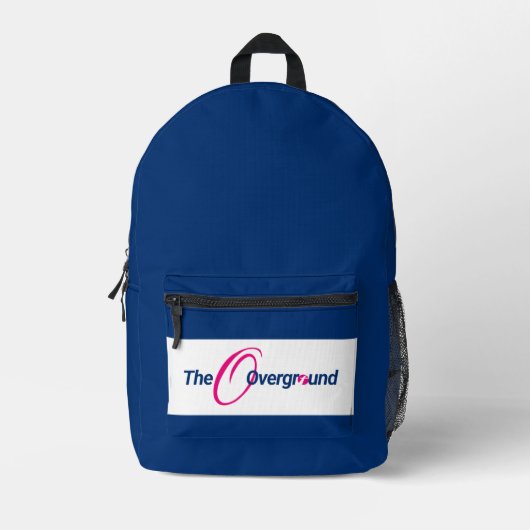 最初のバスバックパック プリントバックパック (正面)