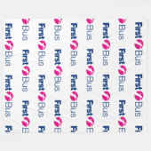 最初のバスブランケット フリースブランケット (正面(横))