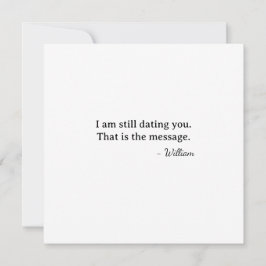 最初のバレンタインもまだあなたとデート中 カード