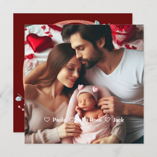 最初のバレンタインデーの祖母 |フォトカスタムー (正面/裏面)