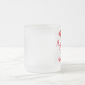 最初のバレンタインデー フロストグラスマグカップ (中央)