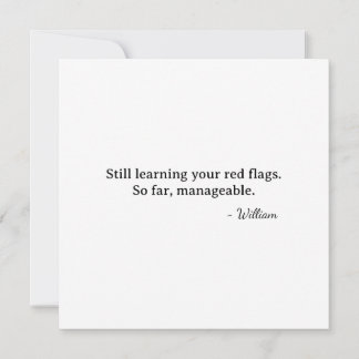 最初のバレンタインフォックスキューピッド - 管理可能な赤信号 カード