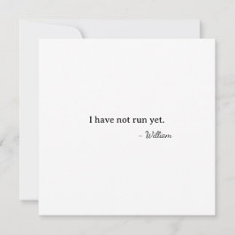 最初のバレンタイン、まだ逃げてないよ カード