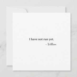 最初のバレンタイン、まだ逃げてないよ カード