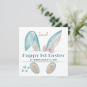 最初のパーソナライズされたイースターカード、最初のイースターバニー シーズンカード (スタンド正面)