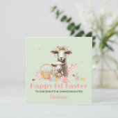 最初のパーソナライズされたイースターカード、最初のイースターラム シーズンカード (スタンド正面)