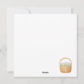 最初のパーソナライズされたイースターカード、最初のイースターラム シーズンカード (裏面)