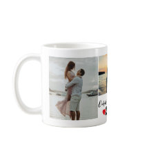 最初のパーソナライズされたバレンタインデー3写真コラージュ