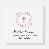 最初のパーソナライズされた交叉磁石の好意 マグネット (正面)