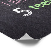 最初のパーソナライズされた誕生日マイルストーン ポスター (角)