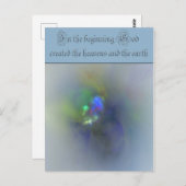 最初のフラクタル ポストカード (正面/裏面)