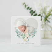 最初のフローラフォトマザーズデイフラット カード (スタンド正面)