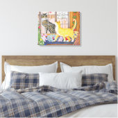 最初のフーチング キャンバスプリント (インサイチュ (寝室))