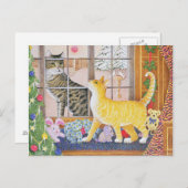 最初のフーチング ポストカード (正面/裏面)