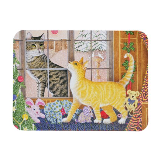 最初のフーチング マグネット (横)