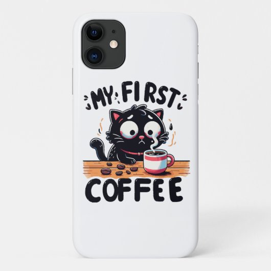 最初のブラックコーヒー体験 Case-Mate iPhoneケース (裏面)