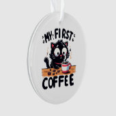 最初のブラックコーヒー冒険 オーナメント (正面)