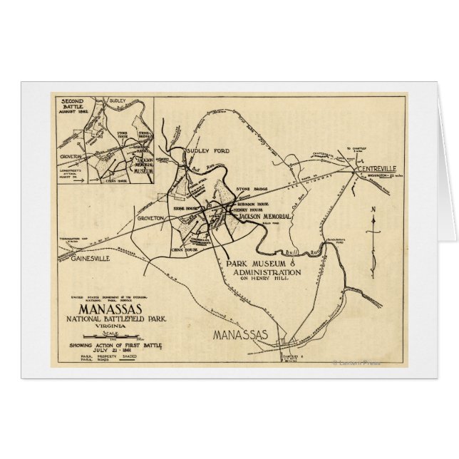 最初のブル走ーの戦い – 南北戦争パノラマ10 (正面横)