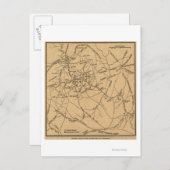 最初のブル走ーの戦い – 南北戦争パノラマ5 ポストカード (正面/裏面)