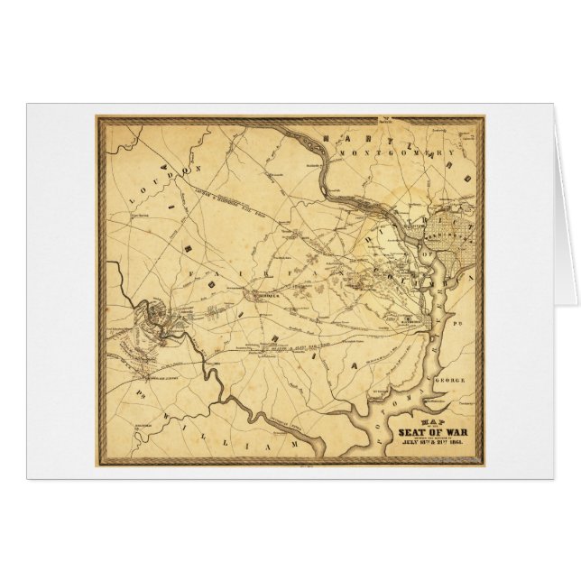 最初のブル走ーの戦い – 南北戦争パノラマ6 (正面横)