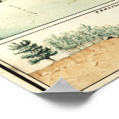 最初のブル走ーの戦い – 南北戦争パノラマ6 ポスター (角)