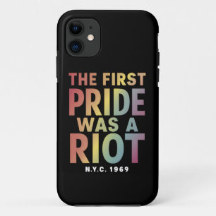 最初のプライドは暴動だった LGBT ゲイ アライ レインボー iPhone 11 ケース