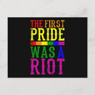 最初のプライドはLGBTプライド月LGBTQ ポストカード