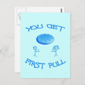 最初のプルフリスビー ポストカード (正面/裏面)